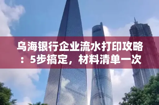 乌海银行企业流水打印攻略：5步搞定，材料清单一次备齐！